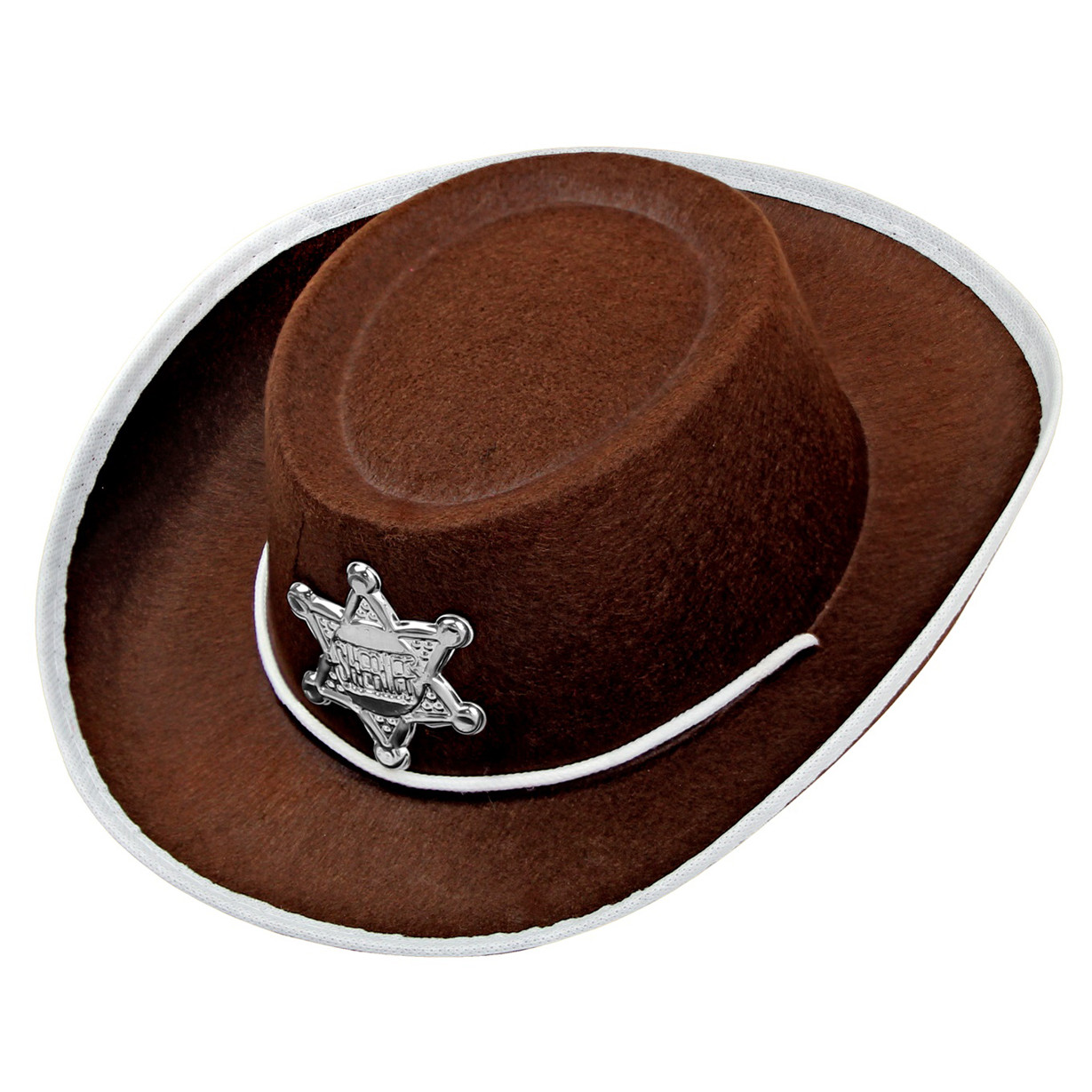 Sheriff-Kinderhut Cowboy-Hut braun , günstige Faschings Accessoires &  Zubehör bei Karneval Megastore